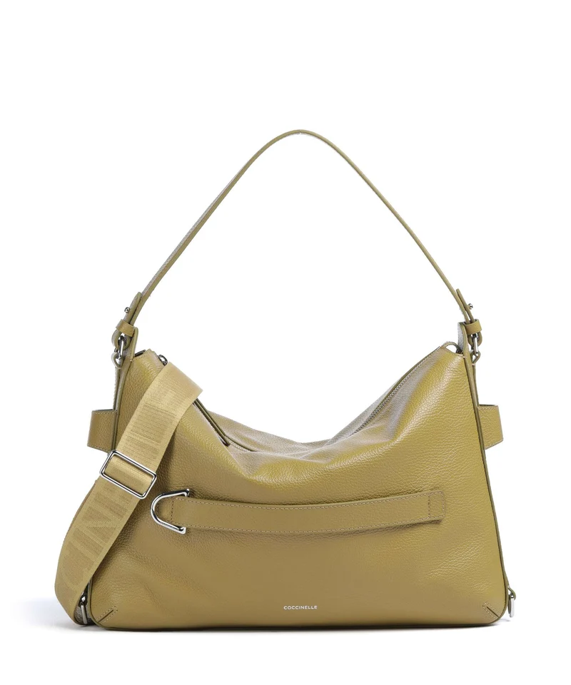 Coccinelle Gretel Ribbon Bolso de hobo seagrass