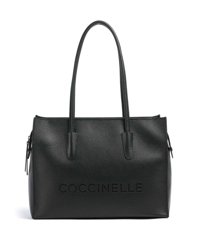 Coccinelle Myrtha Bolsa shopping noir