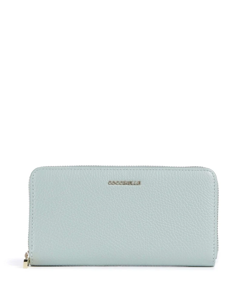 Coccinelle Metallic Soft Monedero aquamarine