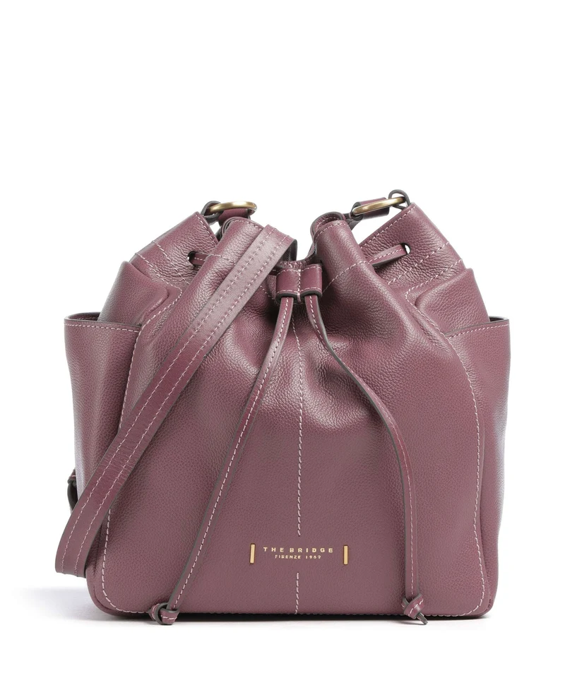 The Bridge Letizia Soft Bucket bolso de mano orchidea