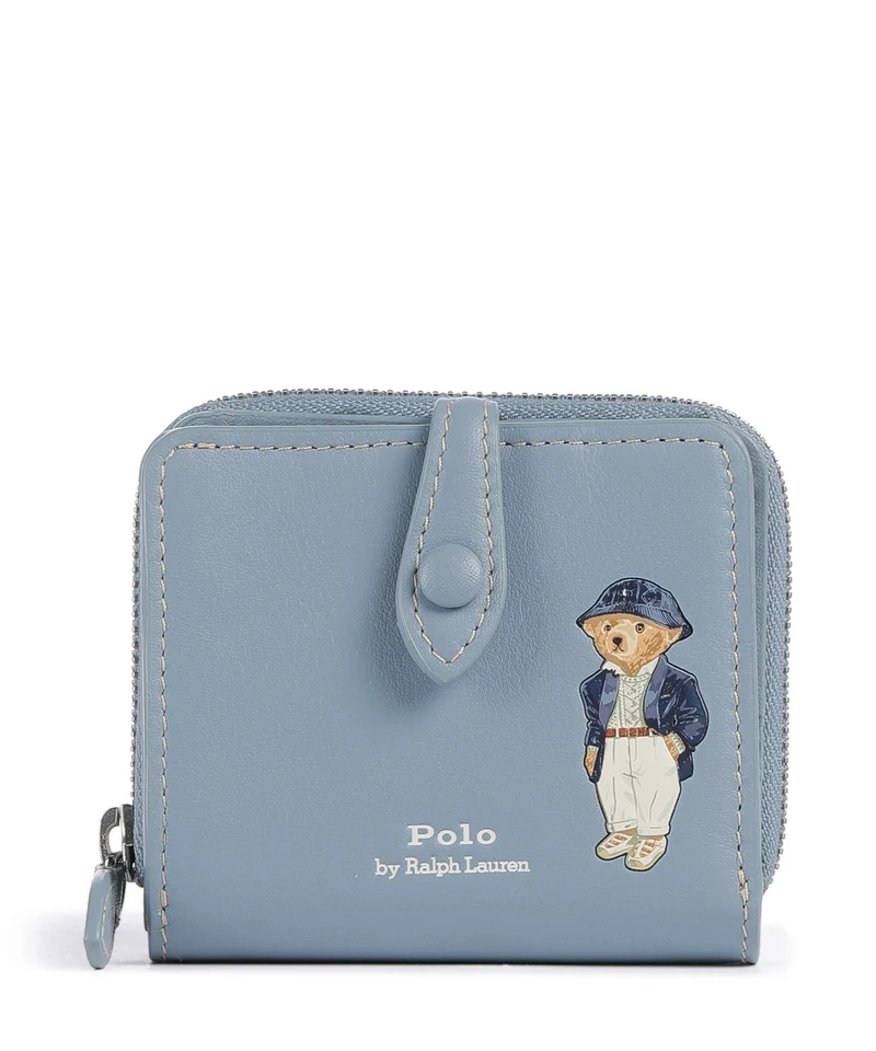 Polo Ralph Lauren Bear Monedero faded denim