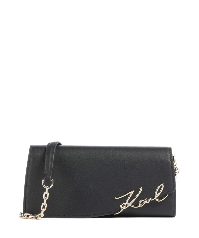 Karl Lagerfeld K/Signature Mini Bandolera black/gold