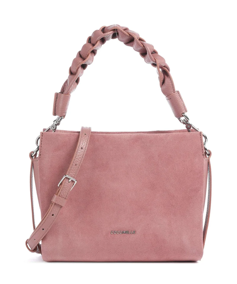 Coccinelle Boheme Suede Bolso de mano winter rose