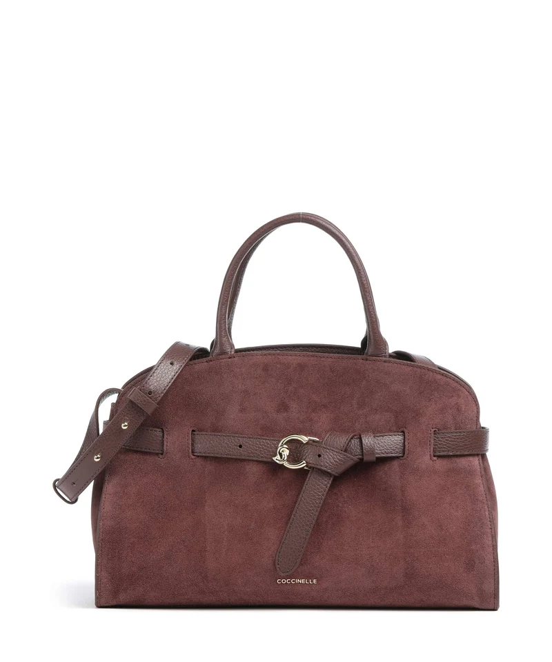 Coccinelle Sabine Suede Bolso de mano berry
