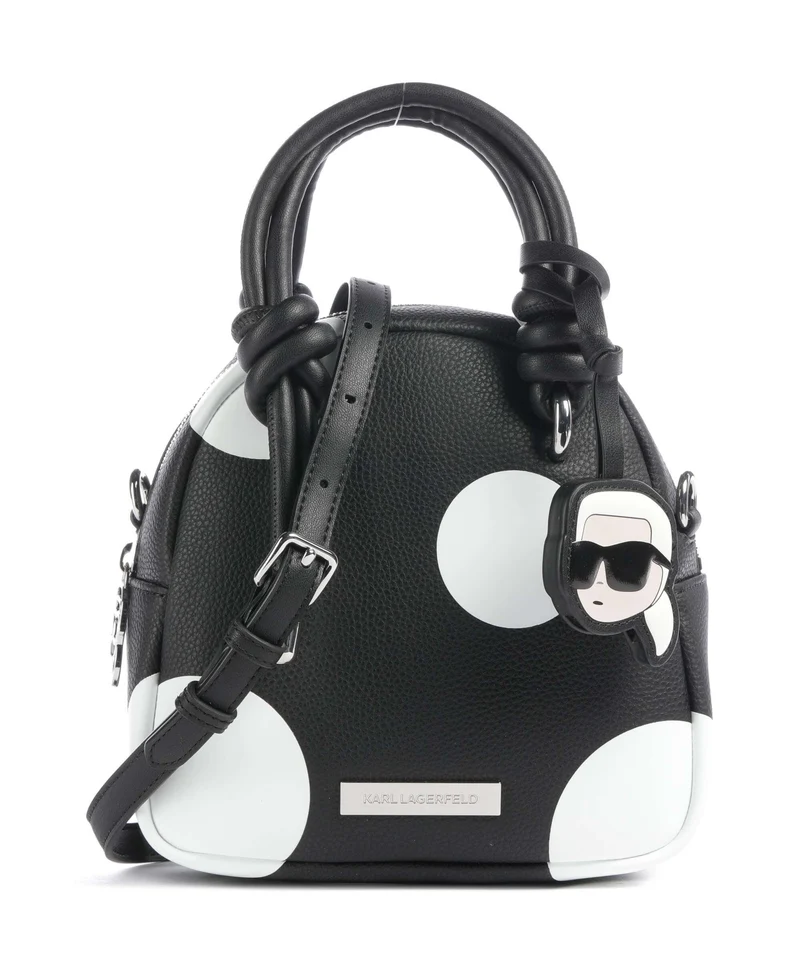 Karl Lagerfeld Ikon Bolso de mano variable polka dot
