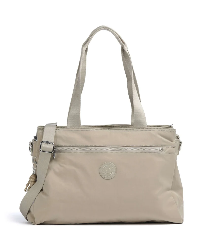 Kipling Elevated Elysia Work Bolsa shopping boho tan