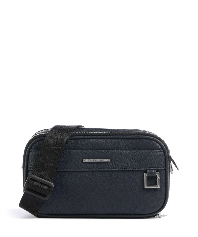 Armani Exchange New York Bandolera navy salute