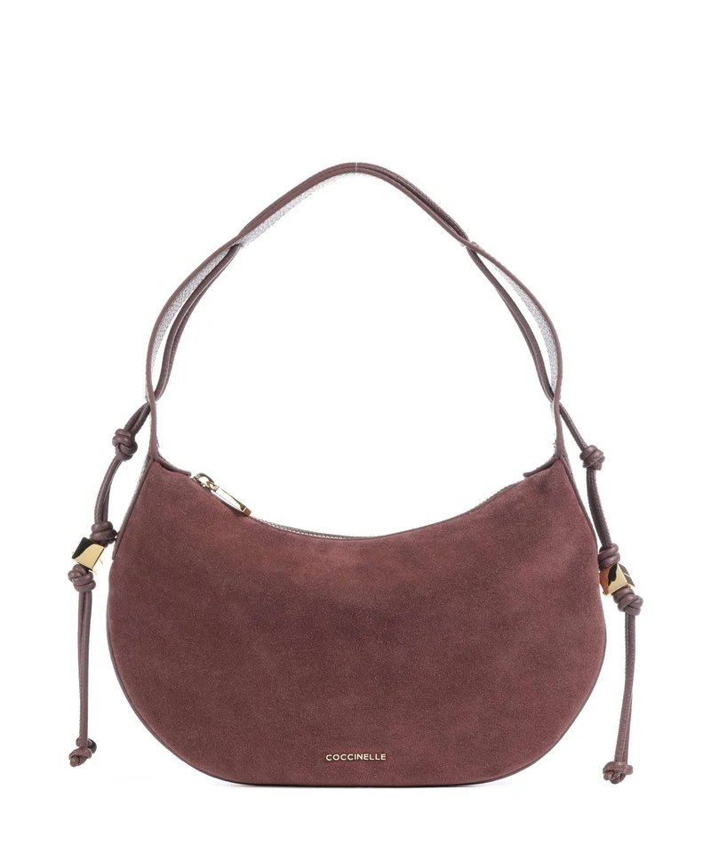 Coccinelle Thess Suede Bolso de hobo berry
