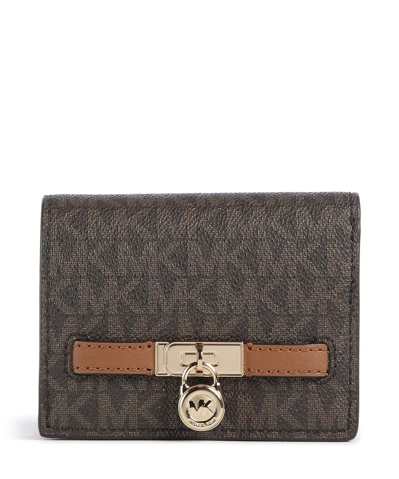 Michael Kors Hamilton Moderne Small Monedero brown/acorn