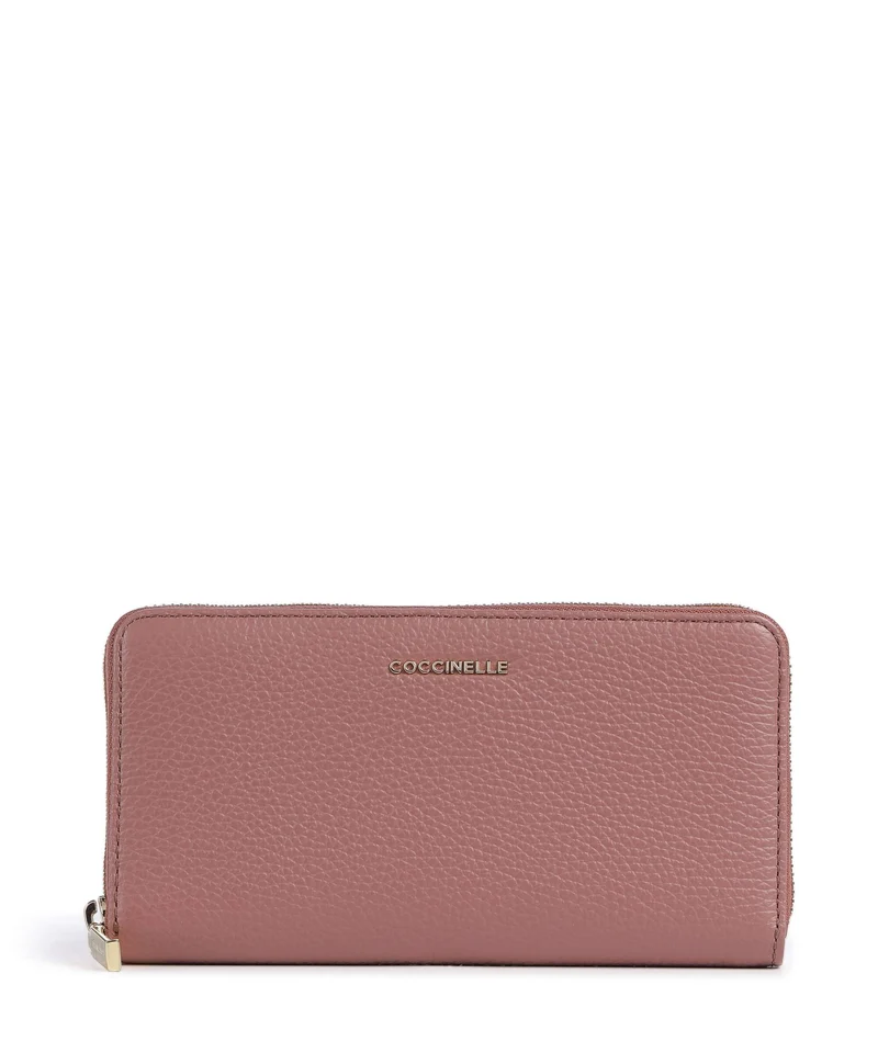 Coccinelle Metallic Soft Monedero winter rose