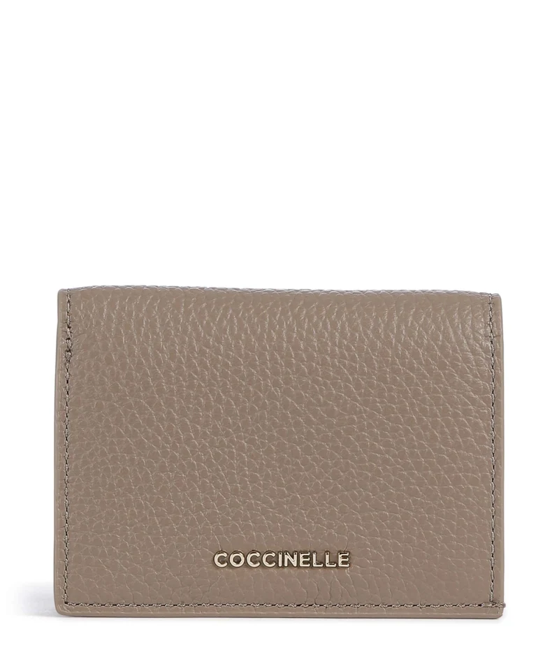Coccinelle Metallic Soft Monedero warm taupe