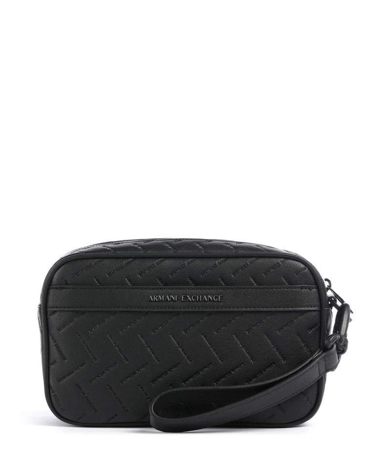 Armani Exchange Ginevra Embossed Neceser black