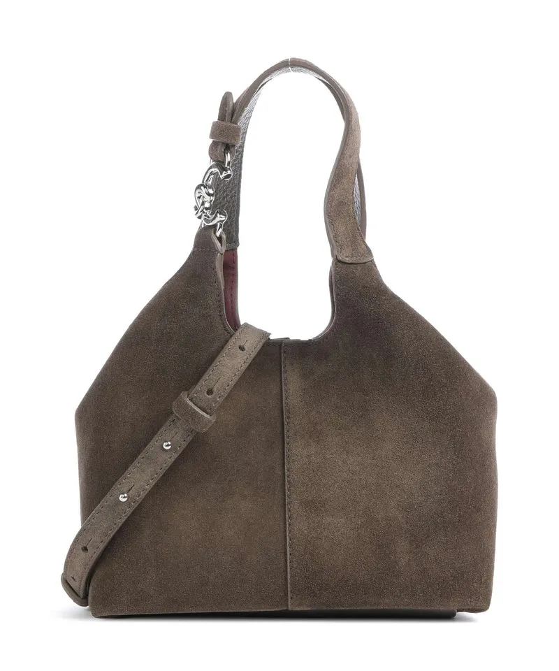 Coccinelle C-Easy Suede Bolso de mano fango