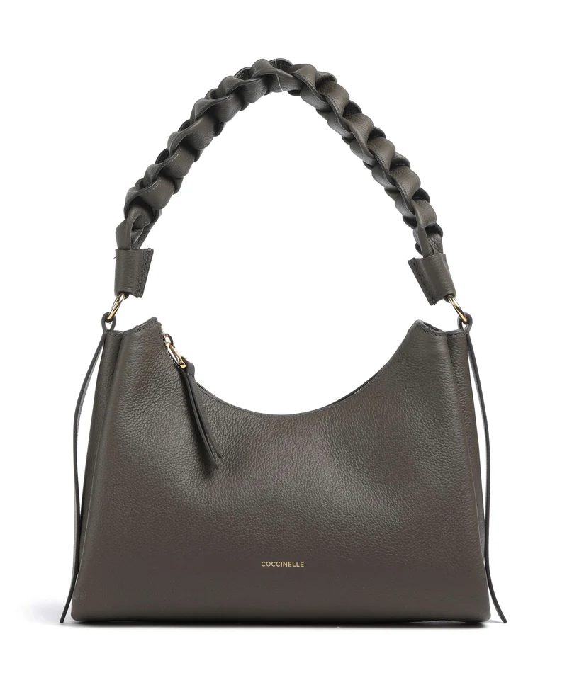 Coccinelle Boheme Grana Double Bolso de hombro fango/honey