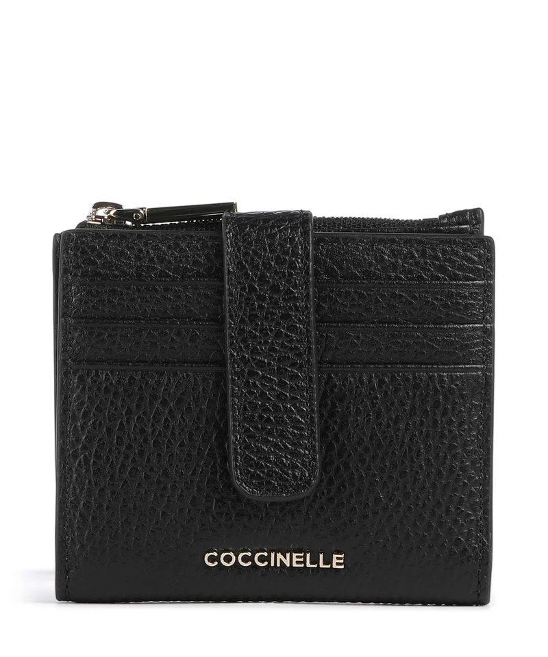 Coccinelle Metallic Soft Monedero noir