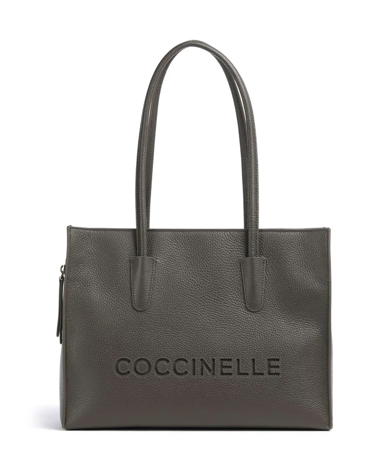 Coccinelle Myrtha Bolsa shopping fango
