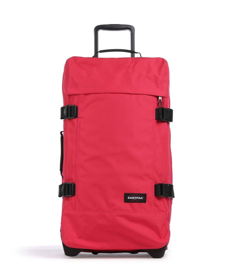 Eastpak Tranverz M Bolso de viaje con ruedas saffron red