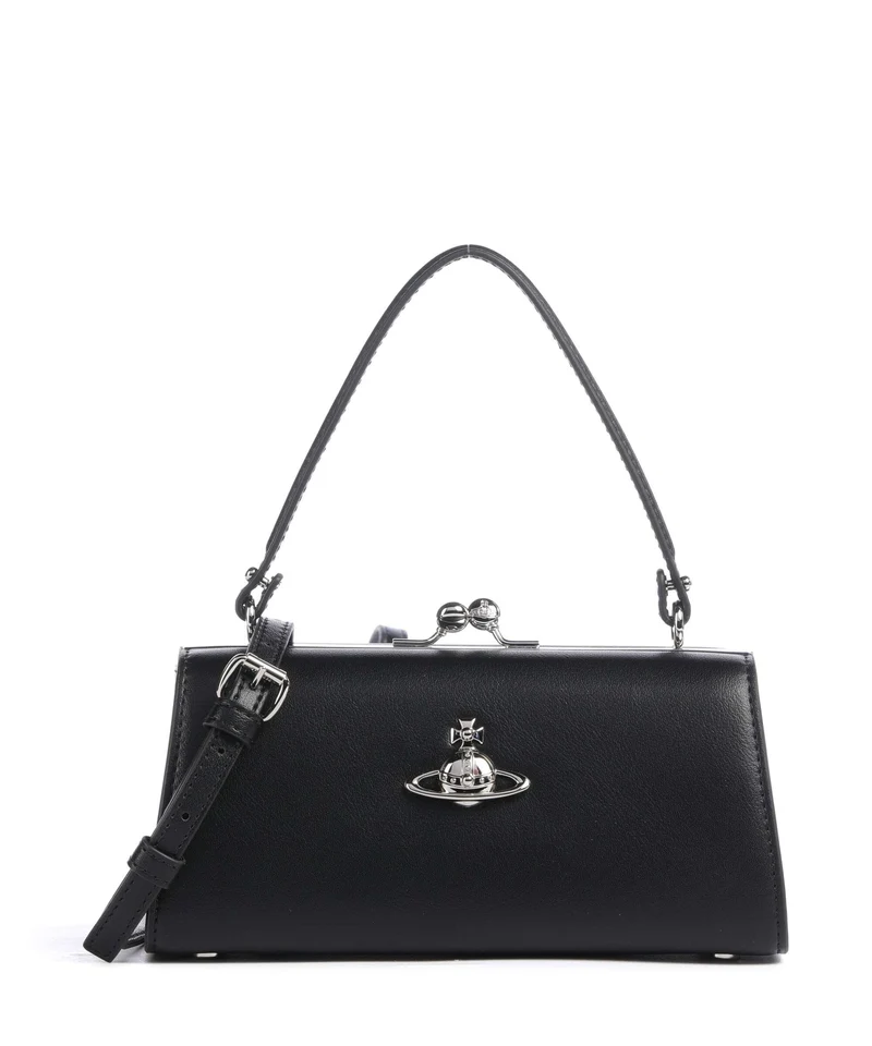 Vivienne Westwood Doll Frame Smooth XL Bolso de mano black