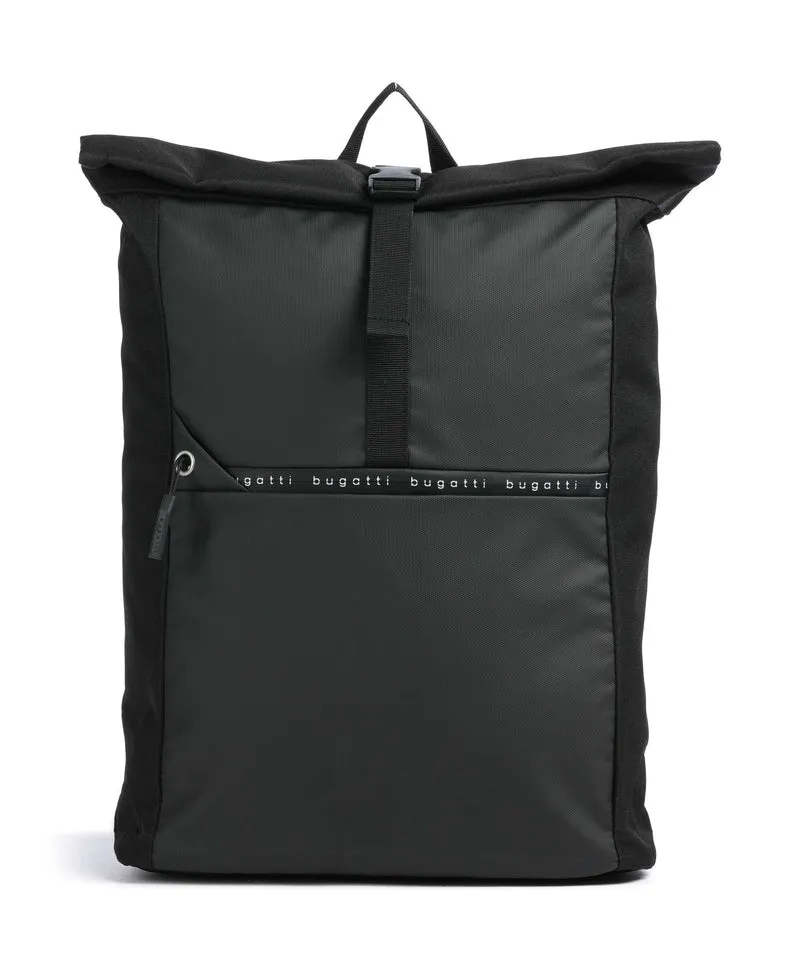 Bugatti Blanc Delight Mochila roll-top schwarz