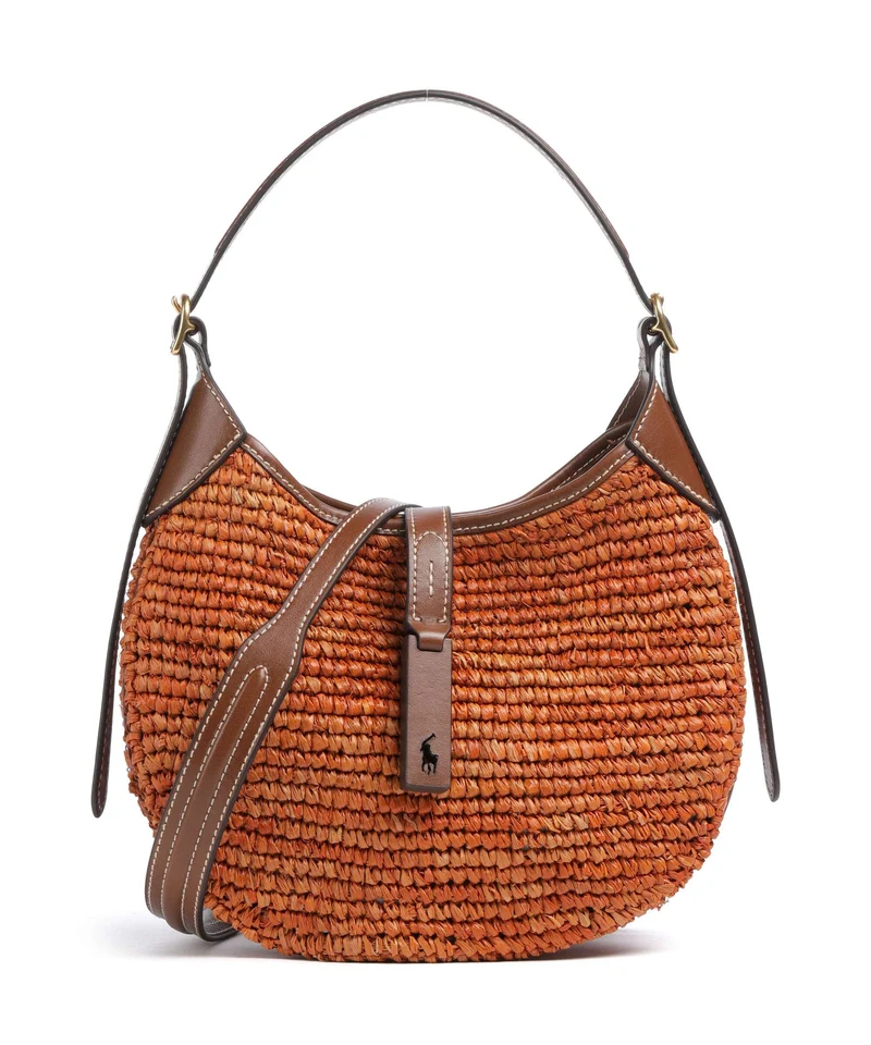 Polo Ralph Lauren ID Collection Small Bolso de hobo sequoia/cuoio