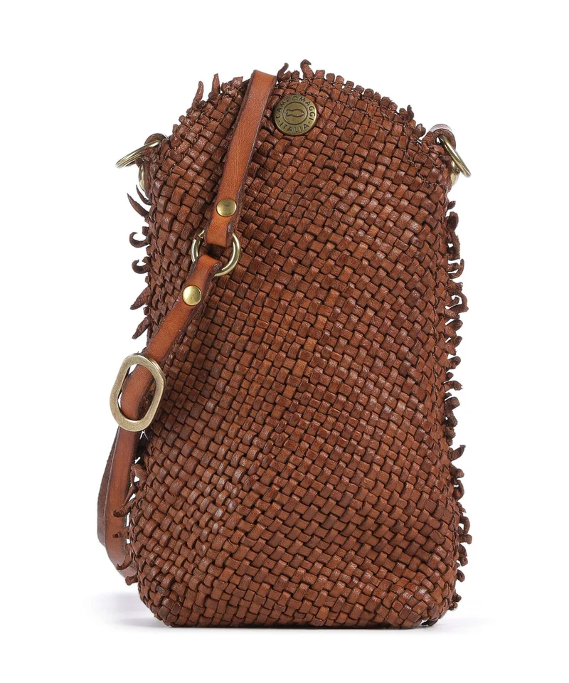Campomaggi Bolsa para móvil cognac