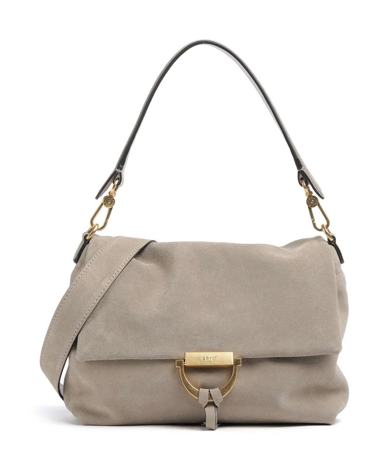 Abro Suede Temi Medium Bolso de hombro siena