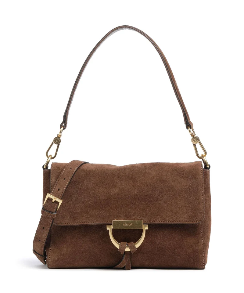Abro Suede Temi Bolso de hombro wood