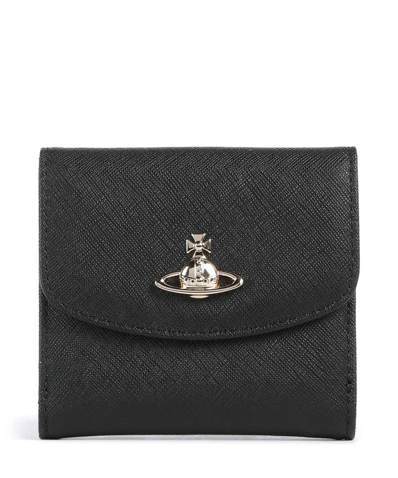 Vivienne Westwood Saffiano Small Monedero black