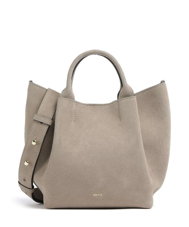 Abro Suede Essential Small Bolso de mano siena