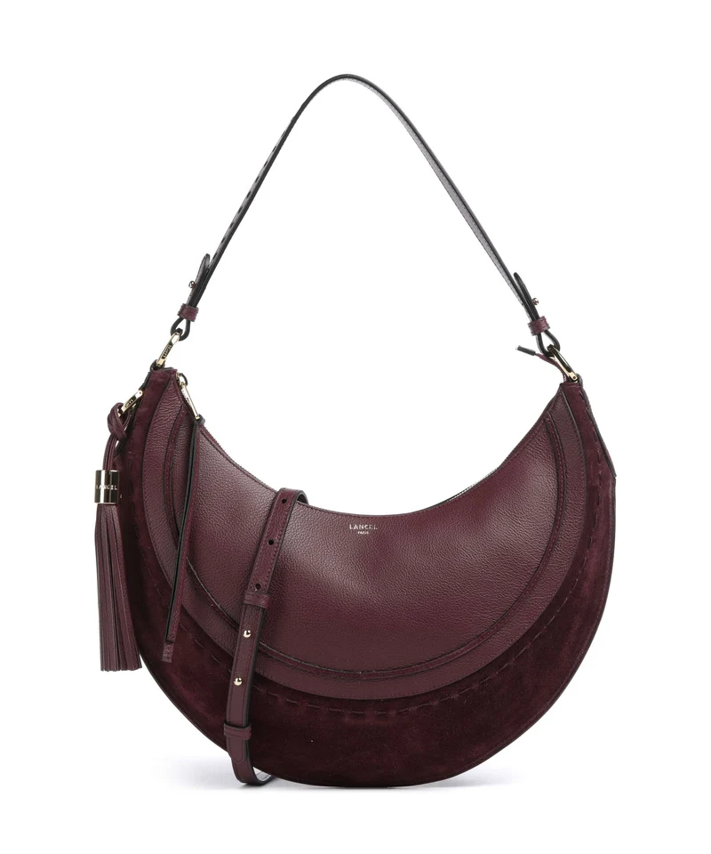 Lancel Hobohème M Bolso de hobo cassis
