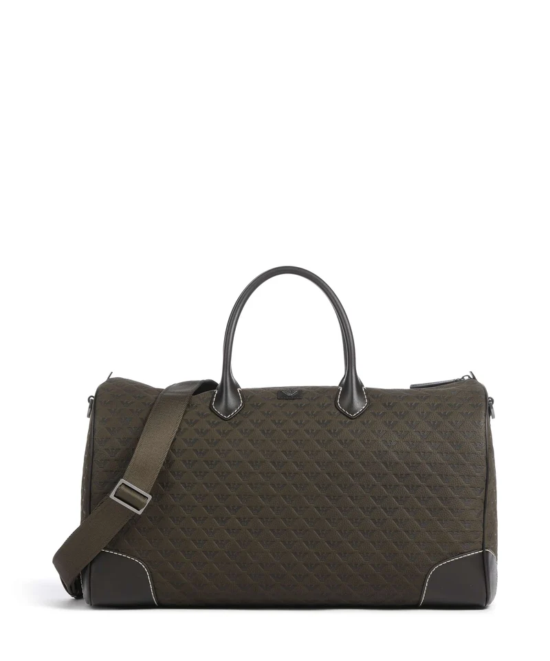 Emporio Armani Special Minorca Bolsa de fin de semana dark olive