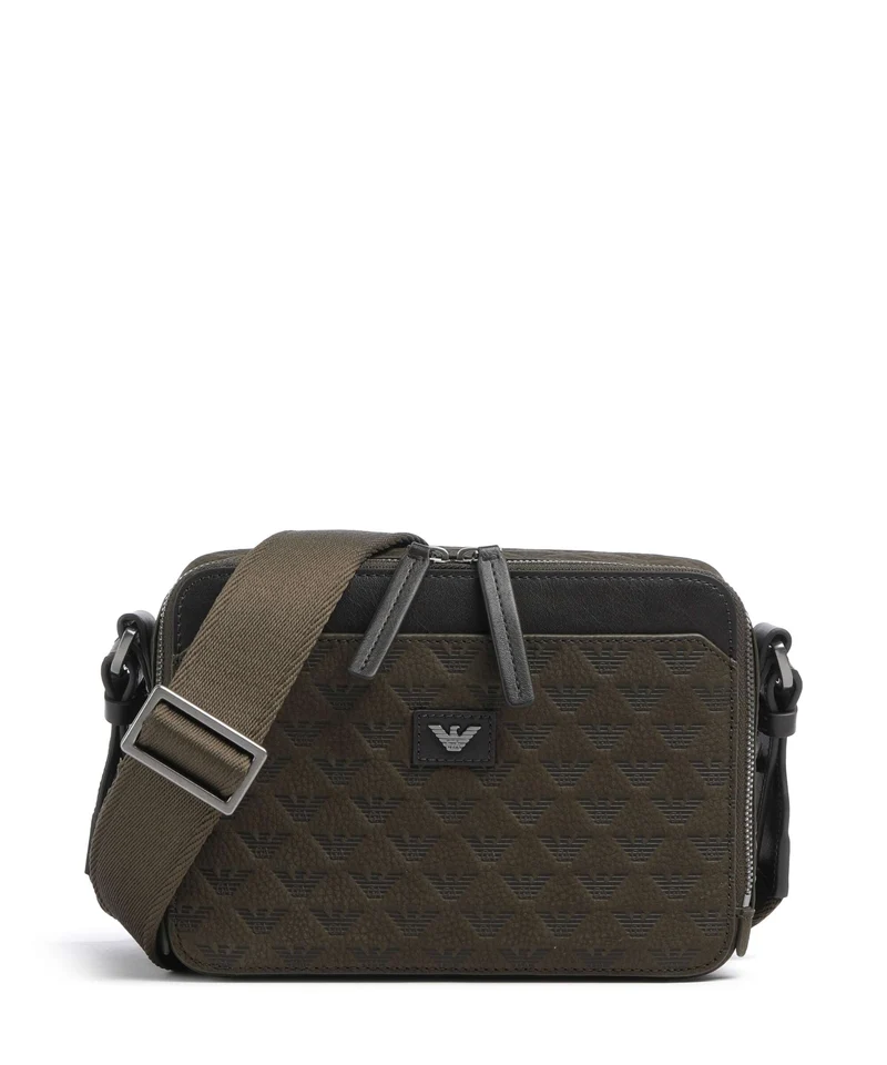 Emporio Armani Special Minorca Bandolera dark olive