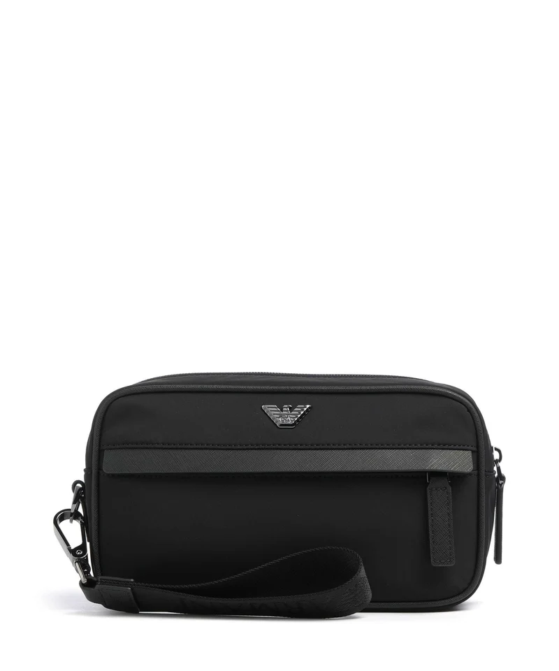 Emporio Armani Nylon Recycled Neceser black beauty
