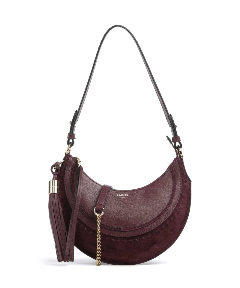 Lancel Hobohème S Bolso de hombro cassis
