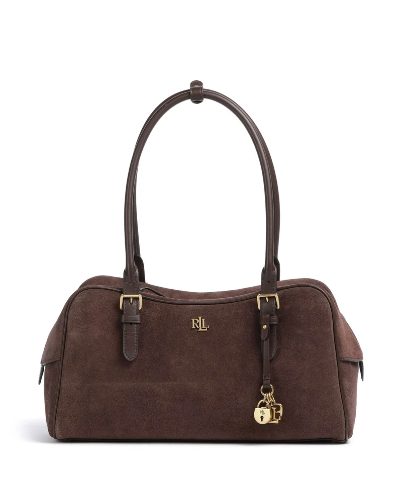 Lauren Ralph Lauren Marcy Large Bolso de hombro chestnut brown