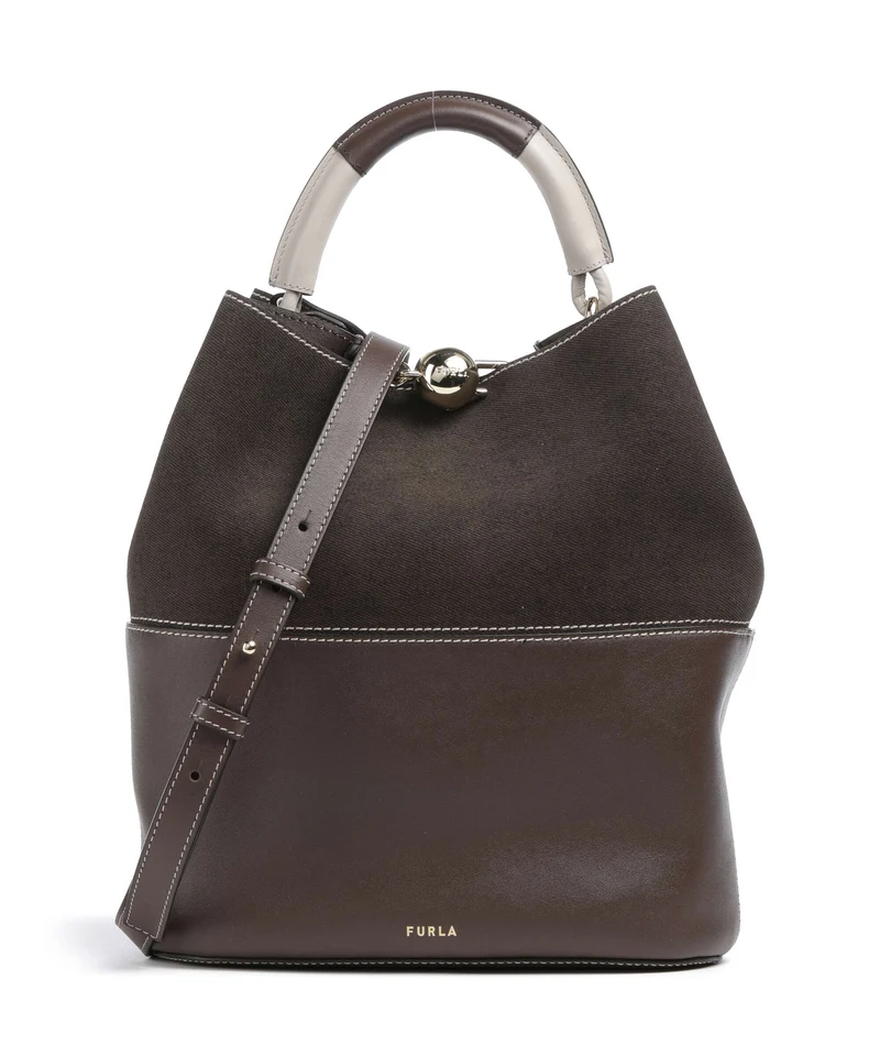 Furla Sfera S Bucket bolso de mano espresso/brown