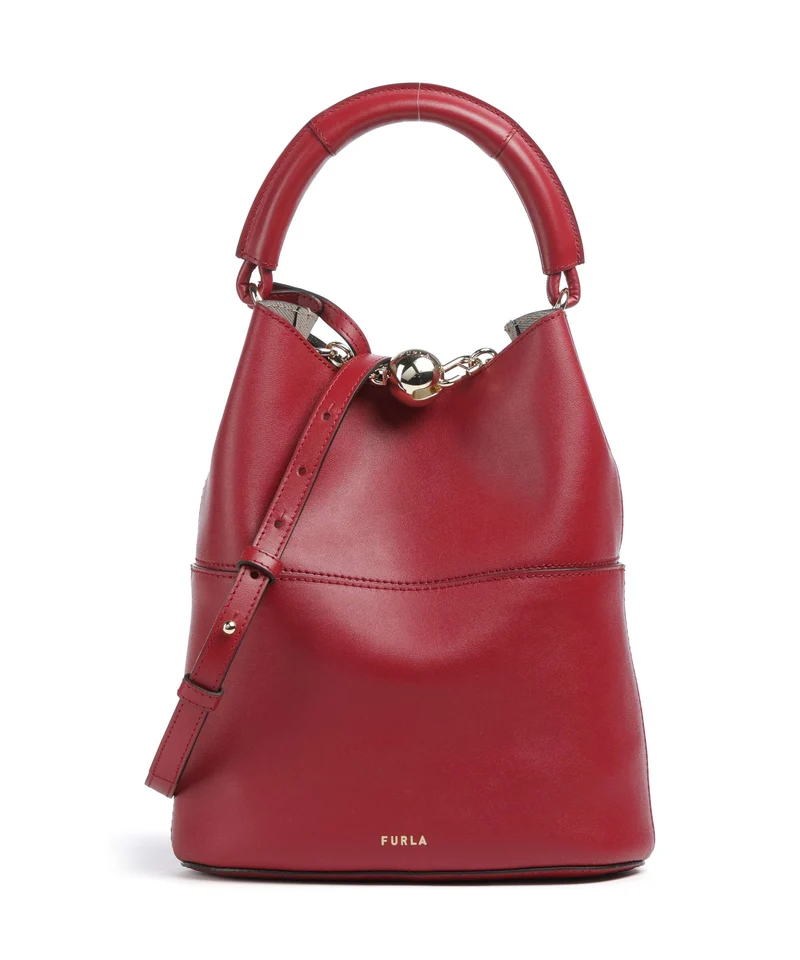 Furla Sfera S Bucket bolso de mano lacca/vaniglia