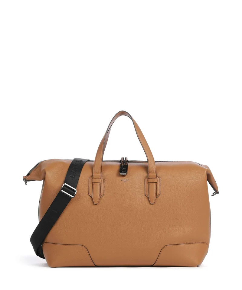 Lancel Charlie Bolsa de fin de semana camel