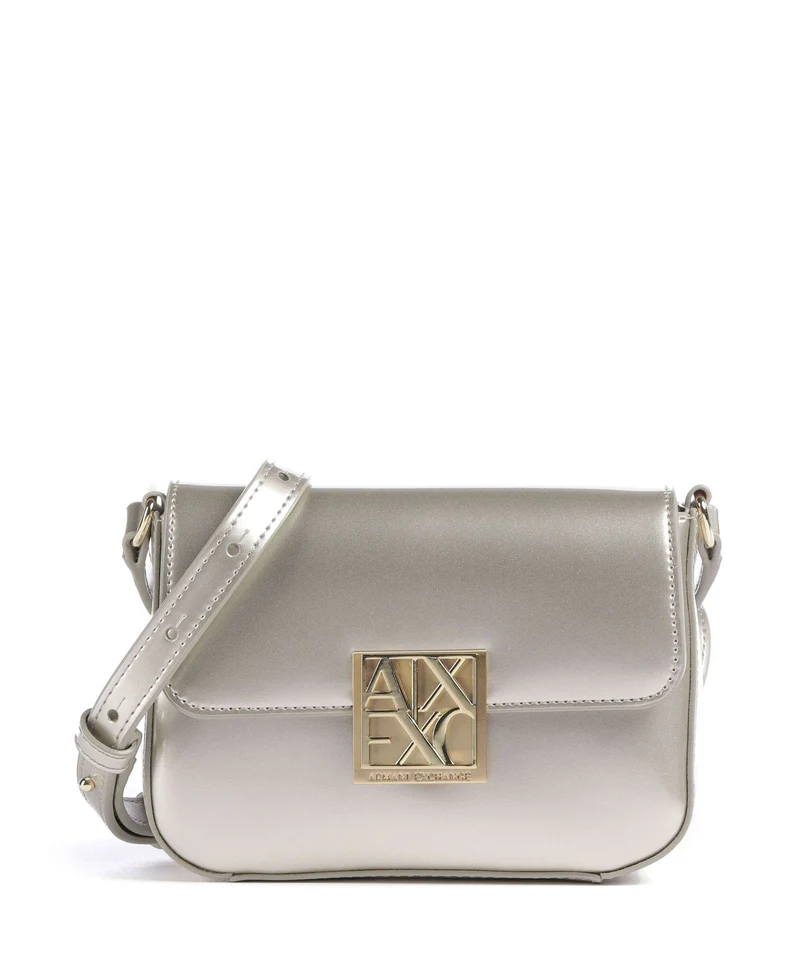 Armani Exchange Amy S Bandolera light gold