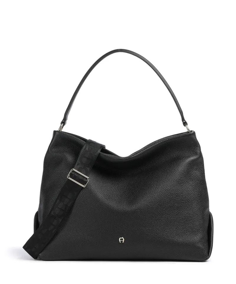 Aigner Paola M Bolso de hobo black