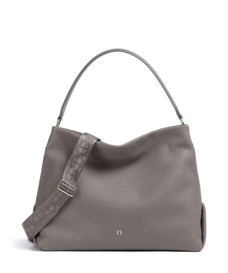 Aigner Paola M Bolso de hobo ash grey