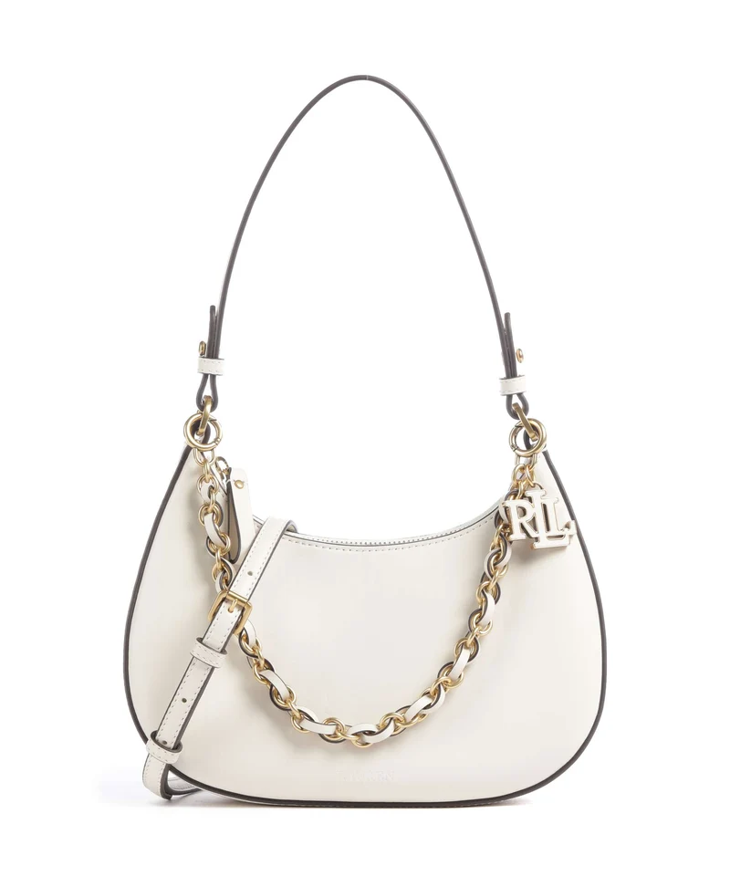 Lauren Ralph Lauren Marcy Medium Bolso de hombro soft white