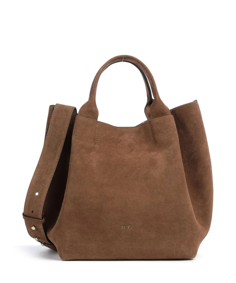 Abro Suede Essential Medium Bolso de mano wood