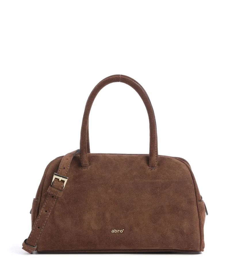 Abro Suede Amara Bolso de mano wood