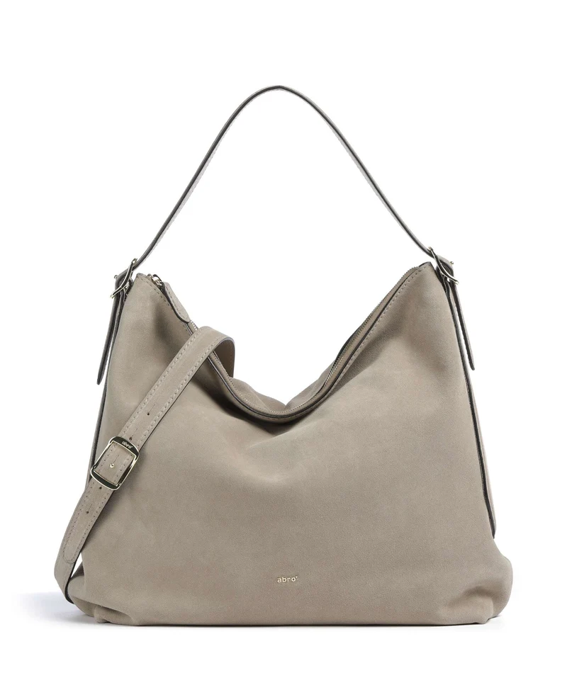 Abro Suede Carina Bolso de hobo siena