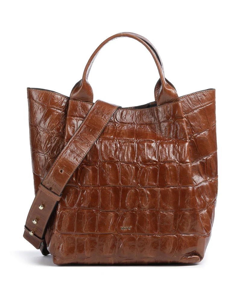Abro Maxi Cocco Essential Medium Bolso de mano caramel/cognac