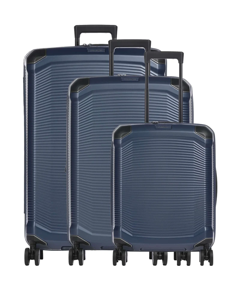 Travelite Millenium Juego de maletas (4 ruedas) navy