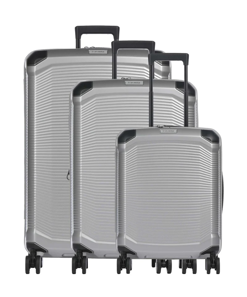 Travelite Millenium Juego de maletas (4 ruedas) silver