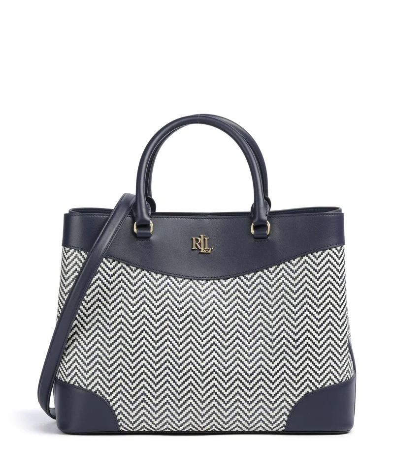 Lauren Ralph Lauren Marcy 36 Bolso de mano refined navy/soft white
