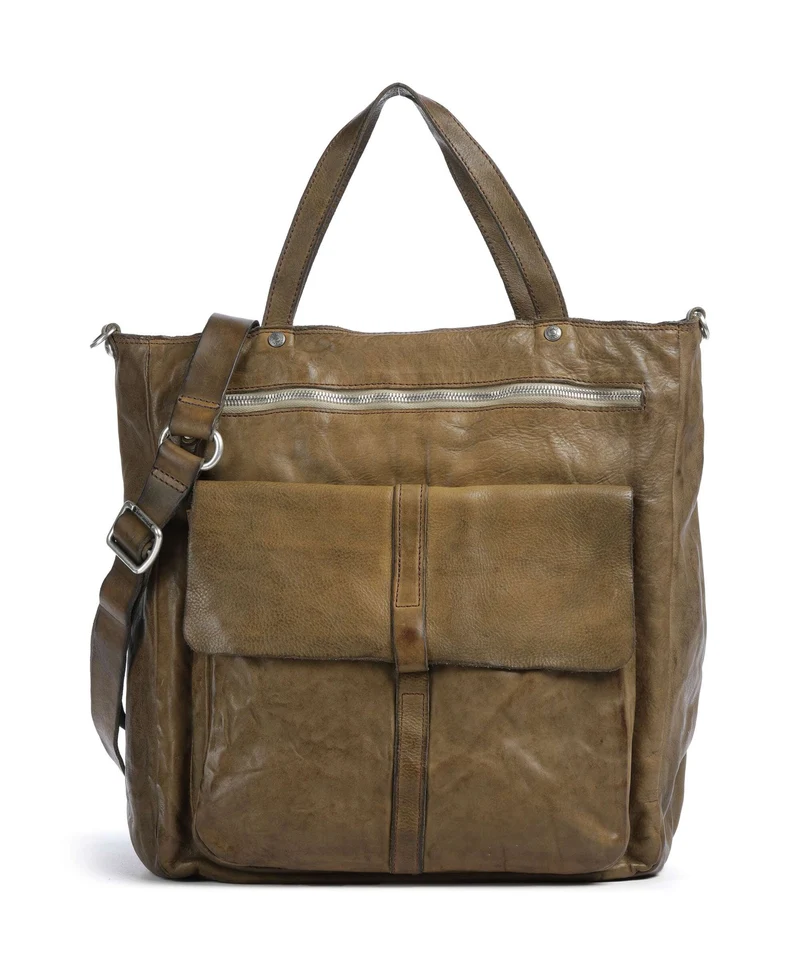 Campomaggi Bolsa shopping verde militare
